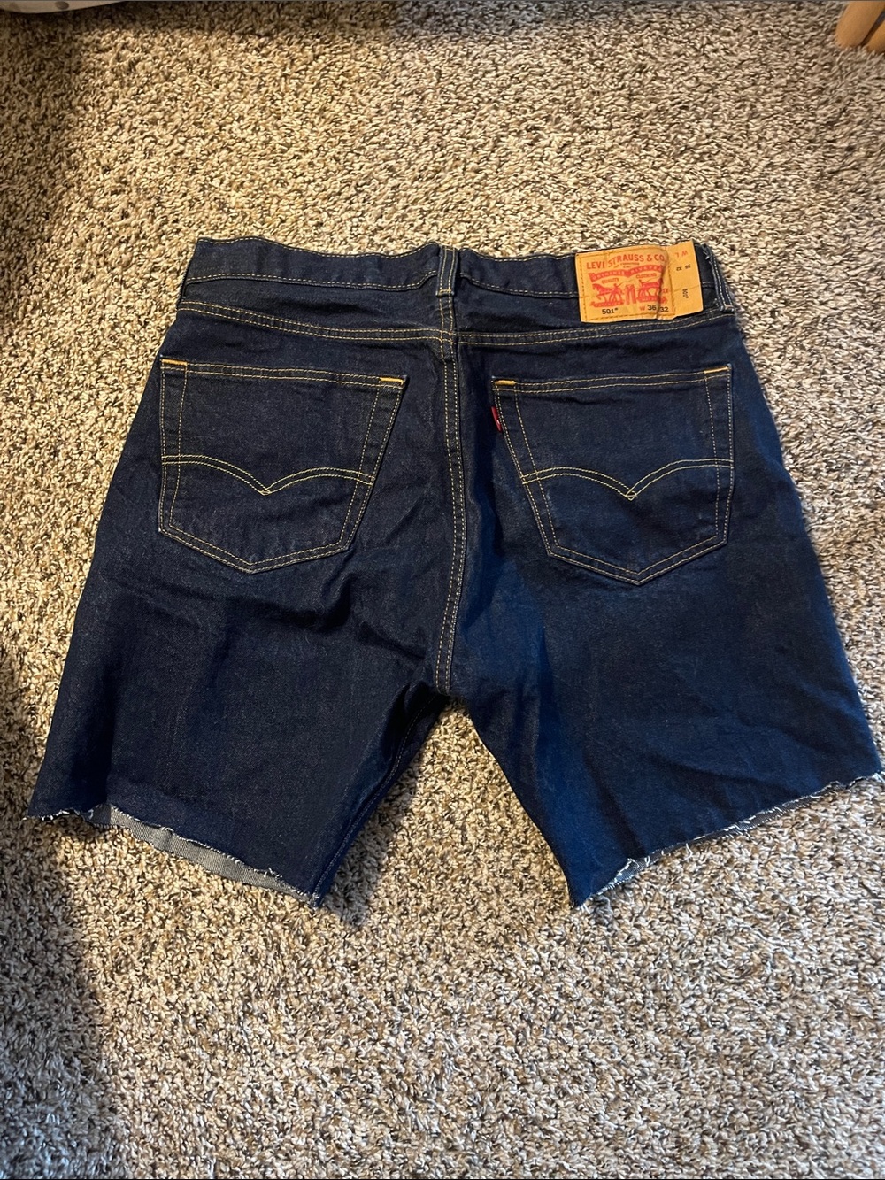 Levi's Indigo Denim Cut-Off Men's Shorts